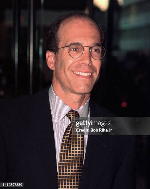 Producer Jeffrey Katzenberg arrives to an Award Show honoring Warren Beatty, September 29, 1999 in Beverly Hills, California.