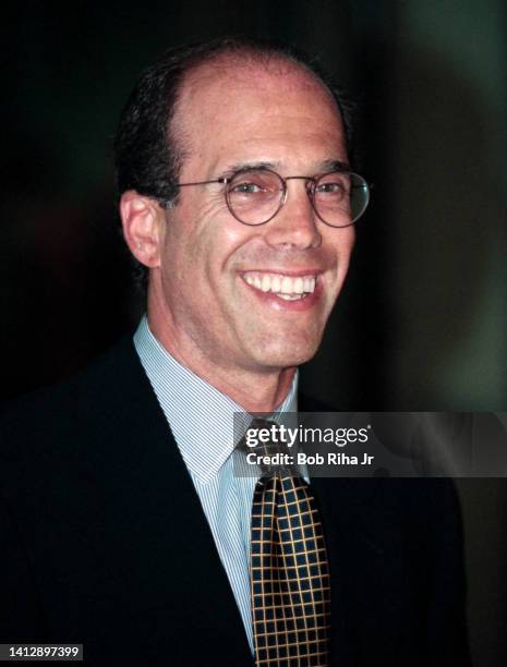 Producer Jeffrey Katzenberg arrives to an Award Show honoring Warren Beatty, September 29, 1999 in Beverly Hills, California.