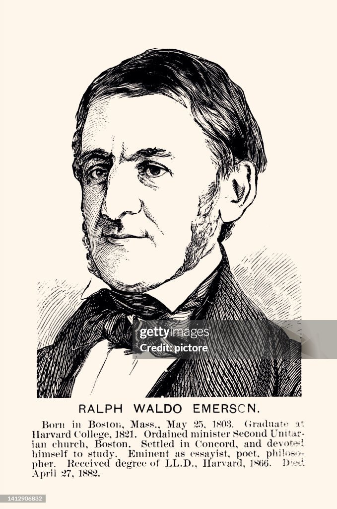 RALPH WALDO EMERSON (XXXL with lots of details)