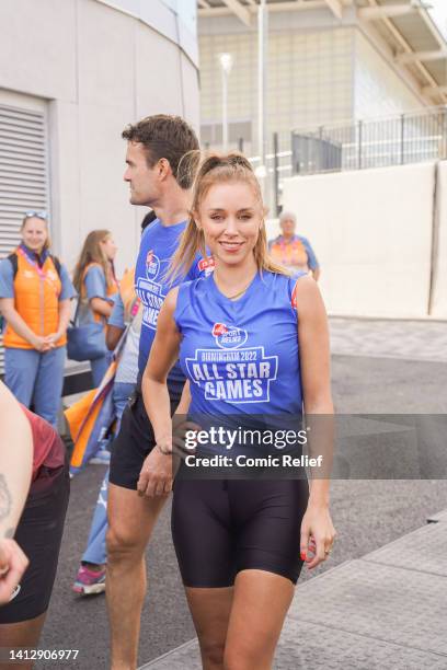 Una Healey during the Sport Relief All-Star Games: Birmingham 2022, on August 04, 2022 in Birmingham, England. Two teams of para and non-disabled...