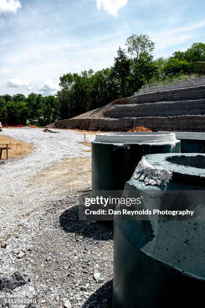 construction site - multi-family housing - charlotte wood foto e immagini stock