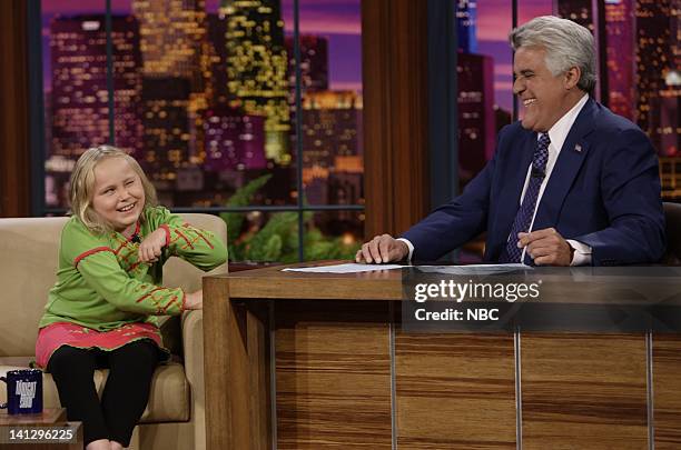 Episode 3425 -- Pictured: Actress Maria Lark during an interview with host Jay Leno on August 29, 2007 -- Photo by: Paul Drinkwater/NBCU Photo Bank