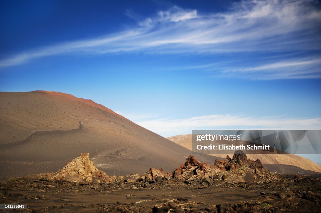 Volcanic terrain