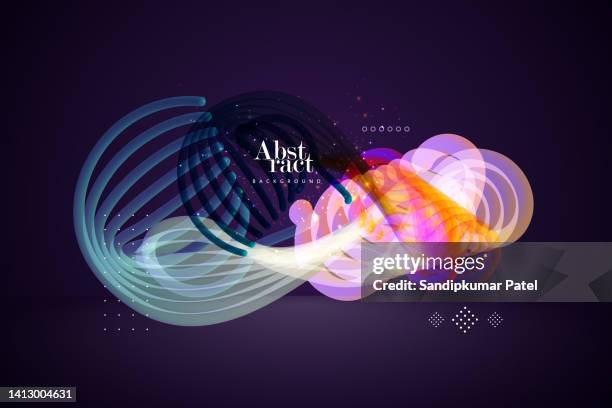 cover design template. vector illustration made of various overlapping elements. - prism in motion stock illustrations