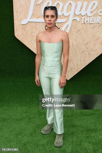 Roberta Colindrez attends the Los Angeles premiere of new Prime Video Series "A League of Their Own" on August 04, 2022 in Los Angeles, California.