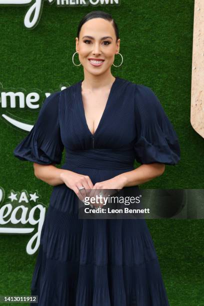 Meena Harris attends the Los Angeles premiere of new Prime Video Series "A League of Their Own" on August 04, 2022 in Los Angeles, California.