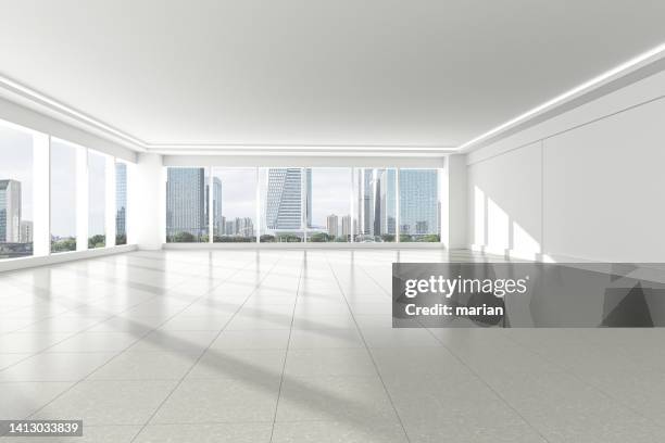 an empty hall, 3d rendering - board room background stock pictures, royalty-free photos & images