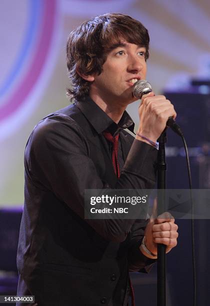 Episode 3454 -- Pictured: Musical guest Plain White T's perform on October 10, 2007 -- Photo by: Margaret Norton/NBCU Photo Bank