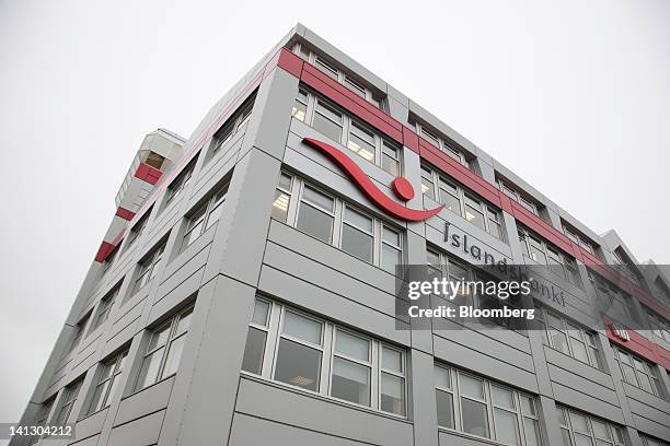 The headquarters of Islandsbanki HF stand in Reykjavik, Iceland, on Wednesday, March 14, 2012. Iceland pushed through stricter capital controls...