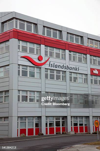 The headquarters of Islandsbanki HF stand in Reykjavik, Iceland, on Wednesday, March 14, 2012. Iceland pushed through stricter capital controls...