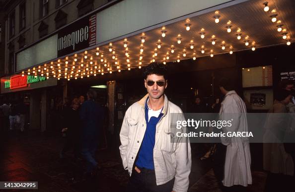 Etienne Daho à Londres en 1989 Etienne Daho à Londres en 1989