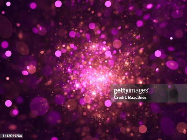 abstract digital background - pink glitter burst stock pictures, royalty-free photos & images
