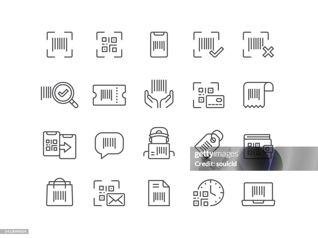 Bar Code Icons