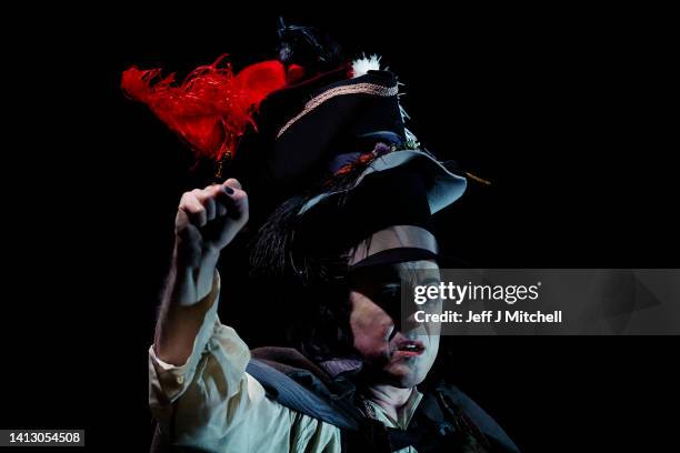 Actor Alan Cumming performs an extract from Burn at the Kings Theatre on August 05, 2022 in Edinburgh, Scotland. This world premiere dance-theatre...