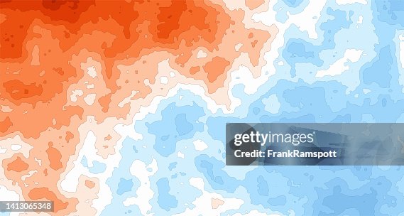 Cold Heat Pattern Generic Heat Cold Temperature Map 472 High-Res Vector Graphic - Getty ...