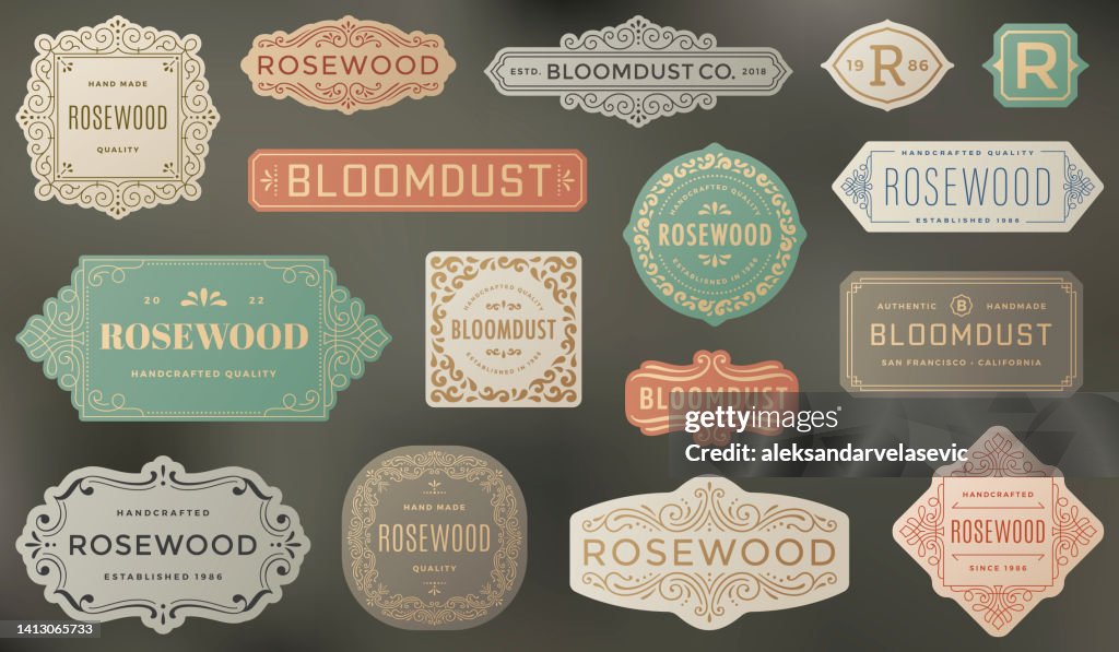 Beschriftungen und Rahmen