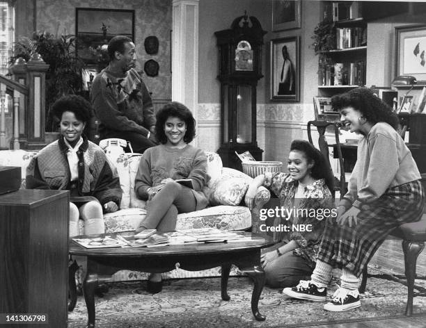 Together Again and Again" Episode 1 -- Aired 10/6/88 -- Pictured: Tempestt Bledsoe as Vanessa Huxtable, Bill Cosby as Dr. Heathcliff 'Cliff'...