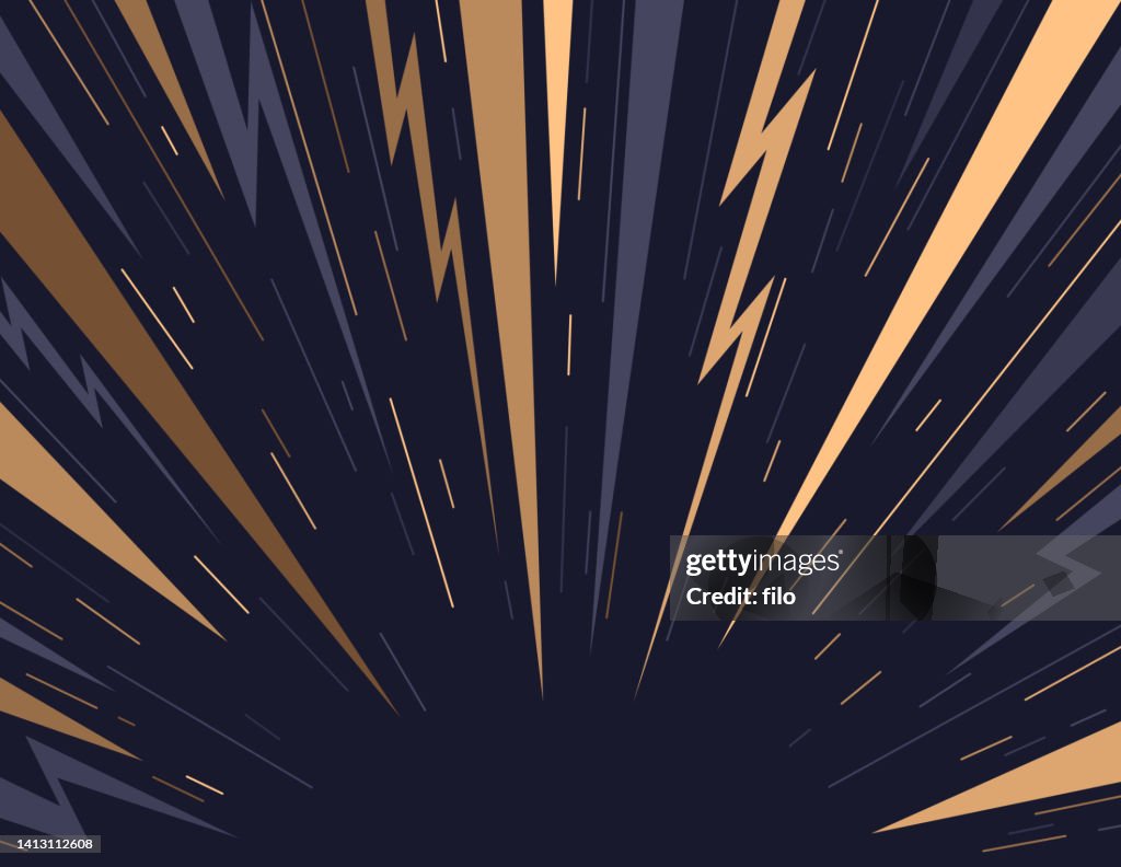 Blast Excitement Zap Abstract Background