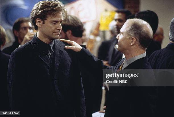 Caroline and the Gay Art Show" Episode 3 -- Aired 10/5/95 -- Pictured: Malcolm Gets as Richard Karinsky, Dan Butler as Kenneth Arabian -- Photo by:...