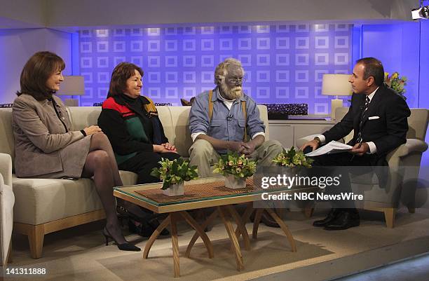 Air Date 1/7/08 -- Pictured: NBC News Chief Medical Editor Nancy Snyderman, Jackie Northup and Paul Karason talk exclusively with NBC News' "Today"...