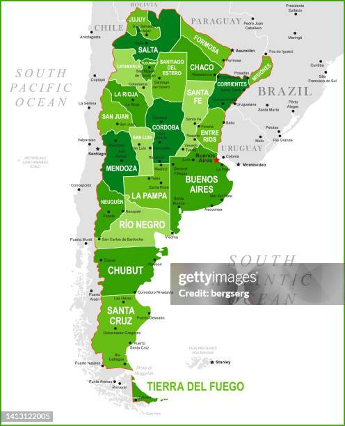 argentina green map - argentina 幅插畫檔、美工圖案、卡通及圖標