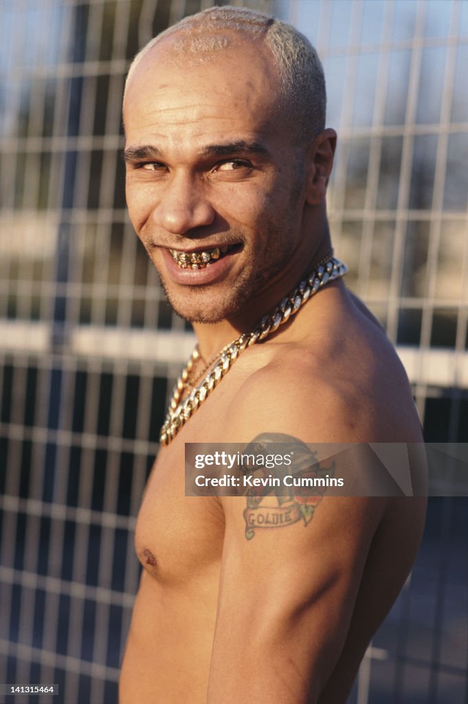 Goldie Rapper Trainers British drum and bass musician and actor Goldie circa 1996. (Photo by ...