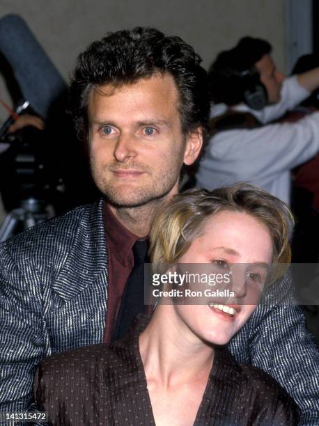 James Foley and Mary Stuart Masterson at the Premiere of 'At Close Range', Mann Bruin Theatre, Westwood.