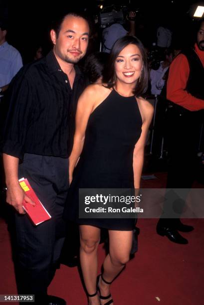 Ming-Na and Eric Zee at the Premiere of 'Boogie Nights', Mann's Chinese Theatre, Hollywood.