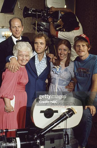 Air Date -- Pictured: Rance Howard as Mr. Bremmercamp, Unknown, Clint Howard as Corky Macpherson, Unknown, Ron Howard -- Photo by: Fred Sabine/NBCU...