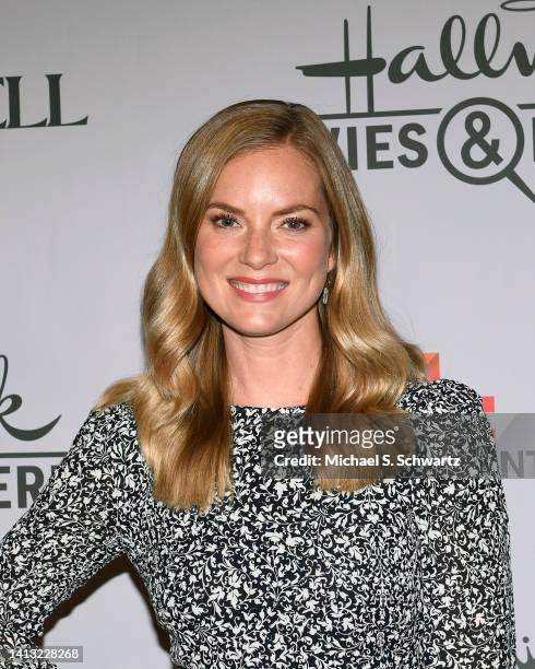Actress Cindy Busby attends the special screening of the Hallmark movie Groundswell at Pasadena Convention Center on August 05, 2022 in Pasadena,...