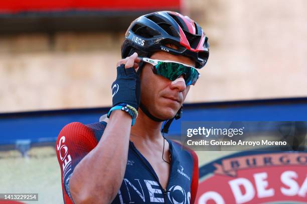 Andrey Amador Bikkazakova of Costa Rica and Team INEOS Grenadiers prior to the 44th Vuelta a Burgos 2022, Stage 5 a 170km stage from Lerma to Lagunas...