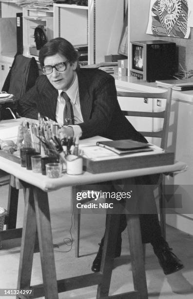 Pilot" -- Aired -- Pictured: Fashion designer Yves St. Laurent at his couture workshop -- Photo by: NBCU Photo Bank