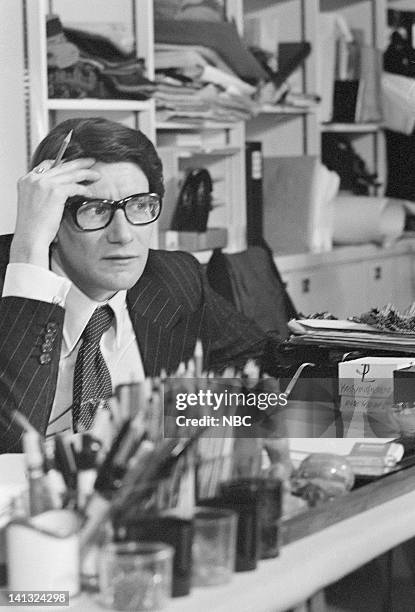 Pilot" -- Aired -- Pictured: Fashion designer Yves St. Laurent at his couture workshop -- Photo by: NBCU Photo Bank