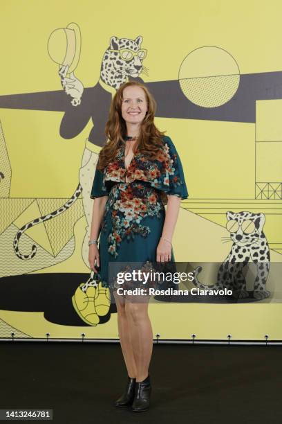 Director Anna Gutto attends the 75th Locarno Film Festival photocall on August 06, 2022 in Locarno, Switzerland.