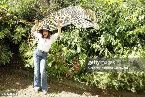 Juliette Binoche attends the 75th Locarno Film Festival photocall on August 06, 2022 in Locarno, Switzerland.