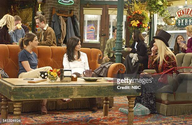 The One With Rachel's Dream" -- Episode 19 -- Aired -- Pictured: Jennifer Aniston as Rachel Green, Courteney Cox-Arquette as Monica Geller Bing, Lisa...