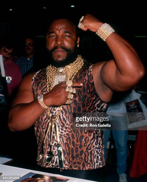 Mr T at the San Diego Comic Book Convention, San Diego Convention Center, San Diego.