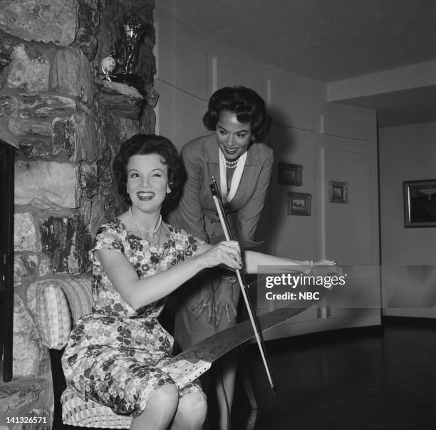 Pictured: Actress Nanette Fabray, host Joanne Jordan -- Photo by: Herb Ball/NBCU Photo Bank