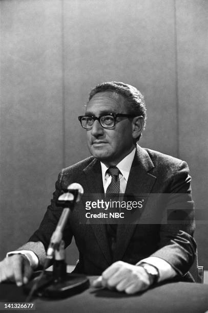 Air Date -- Pictured: Former U.S. Secretary of State Henry Kissinger -- Photo by: NBCU Photo Bank
