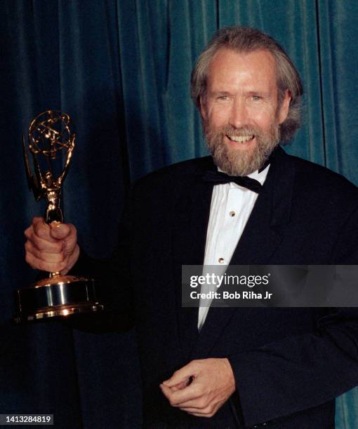 Puppeteer Jim Henson attends 41st Annual Primetime Emmy Awards on September 17, 1989 in Pasadena, California.