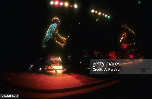 Musician Ben Folds and The Ben Folds 5 perform as part of the H.O.R.D.E. Festival at Jones Beach Theater on August 12, 1997 in Wantaugh, New York.