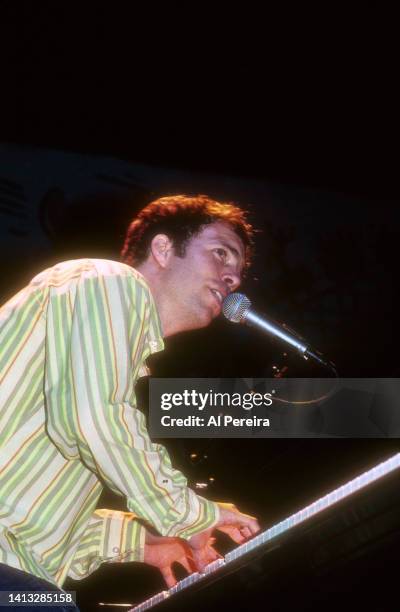 Musician Ben Folds and The Ben Folds 5 perform as part of the H.O.R.D.E. Festival at Jones Beach Theater on August 12, 1997 in Wantaugh, New York.