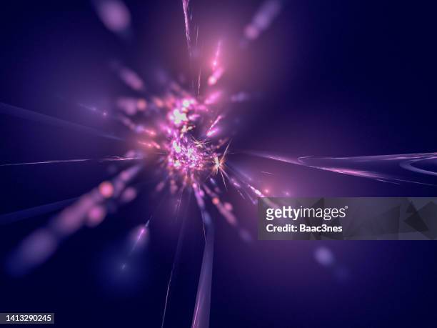 explosion - digital abstract art - big bang stock pictures, royalty-free photos & images