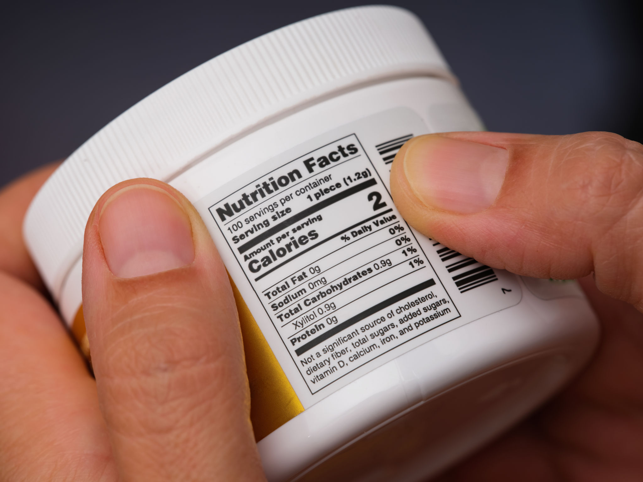 reading supplement labels
