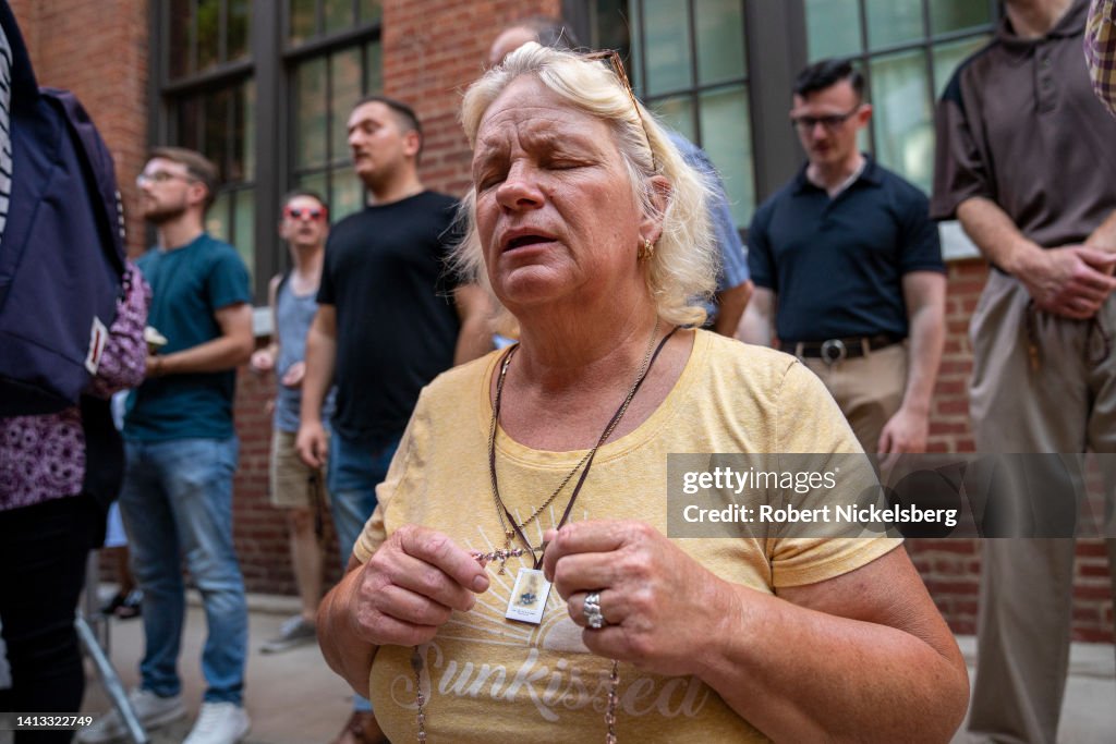 Anti-Abortion Activists Confront Pro-Abortion Protesters