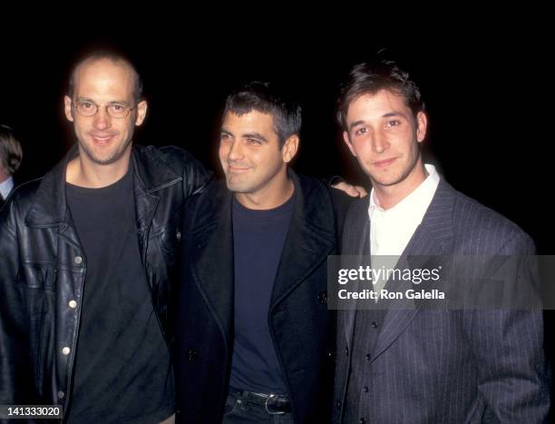 Anthony Edwards, George Clooney, and Noah Wyle at the Premiere of 'From Dusk Till Dawn', Pacific's Cinerama Dome, Hollywood.