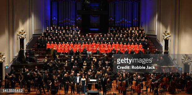 Scottish Symphony Orchestra conducted by Sir Donald Runnicles with the Edinburgh Festival Chorus and NYCOS National Girls choir and soloists Meechot...