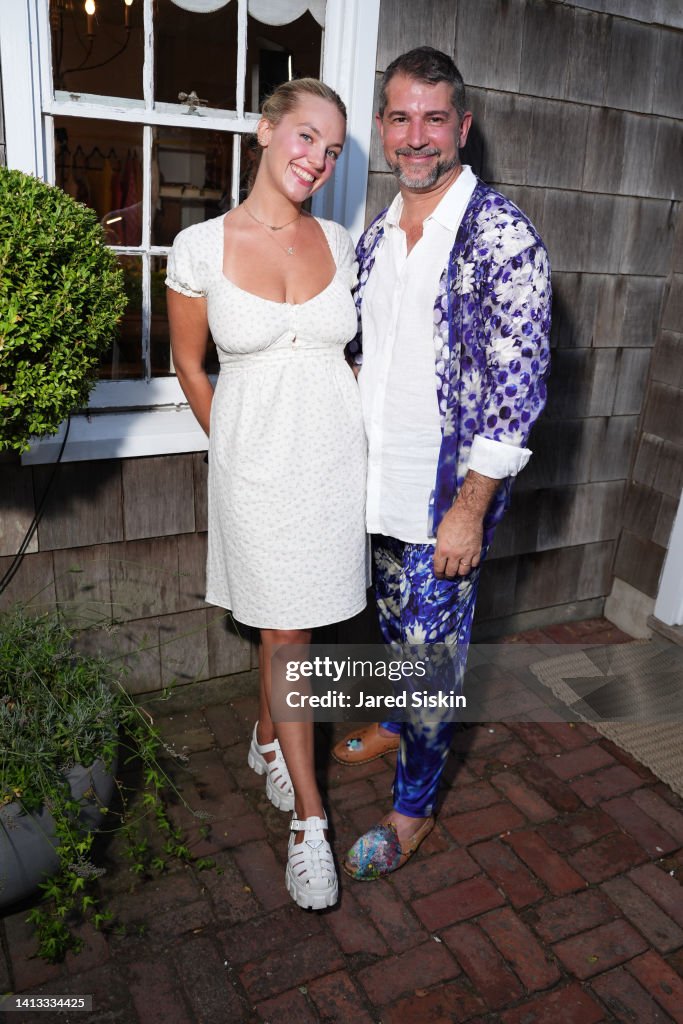 Cameron Rhodes Partner Jeffrey Rhodes attends Live Rocket Studios- Cameron Silver-EBTH Gowns ...