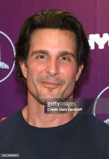Producer/actor Jay Jablonski of "Black, White and the Greys" attends the 2022 Festival of Cinema NYC at Regal UA Midway on August 06, 2022 in New...
