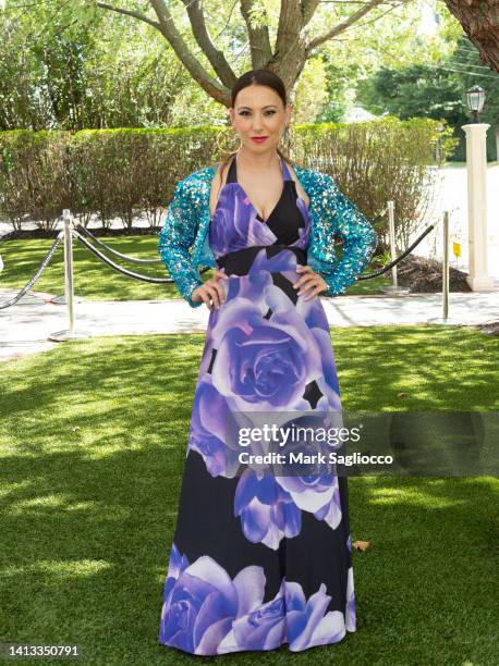 Janel Tanna attends the Bella Magazine Summer Issue Cover Launch Party at Southampton Social Club on August 06, 2022 in Southampton, New York.